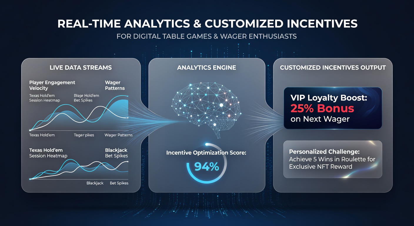 Analytics interface showing customized reward suggestions for digital wagering participants