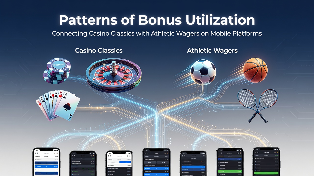 Mobile screen displaying interconnected bonus offers between slot games and live sports betting interfaces